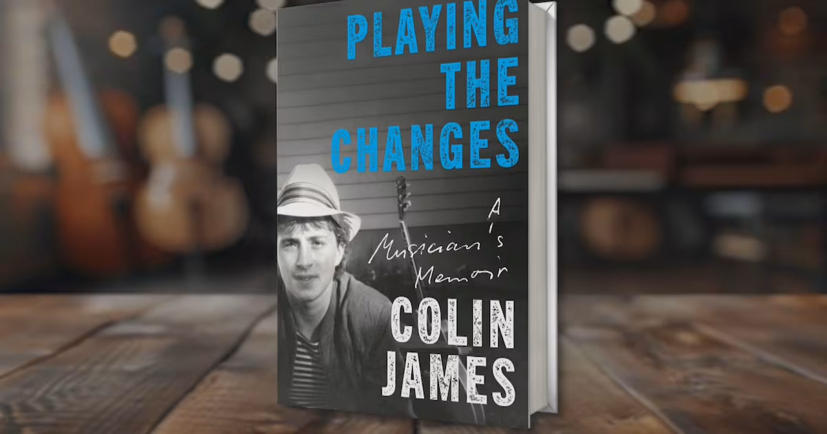 Blues musician Colin James is no stranger to creating music, but he admits his first foray into writing stories about his own life was a challenge.